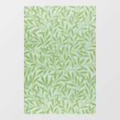 William Morris Willow Flower Classic Green Raamsticker (Vel)