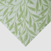 William Morris Willow Flower Classic Green Tissuepapier (Detail)