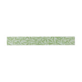 William Morris Willow Flower Classic Green Uitnodigingen Wikkel (Vlak)