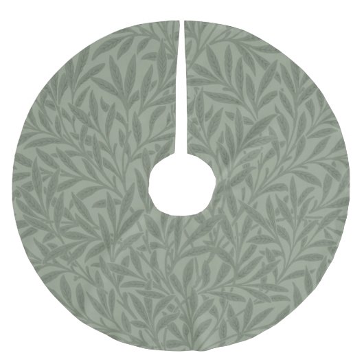 William Morris Willow Flower Classic Kerstboom Rok (Voorkant)