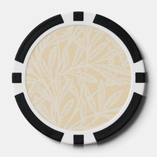 William Morris Willow Flower Classic Poker Chips