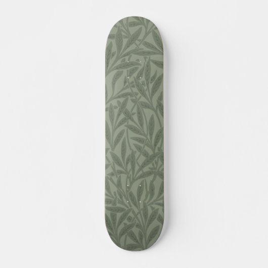 William Morris Willow Flower Classic Skateboard (Voorkant)