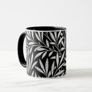 William Morris Willow Pattern, Black and White Mok