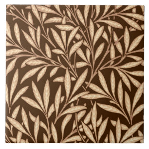 William Morris Willow Pattern, Brown and Beige  Tegeltje