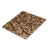 William Morris Willow Pattern, Brown and Beige Tegeltje (Zijkant)