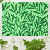 William Morris Willow Pattern, Light Jade Green Theedoek (Gevouwen)