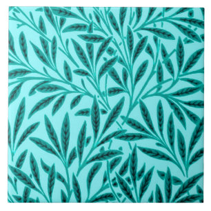 William Morris Willow Pattern, Turquoise & Aqua Tegeltje