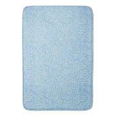 William Morris  Willow verlaat blauw licht Badmat (Voorkant Verticaal)