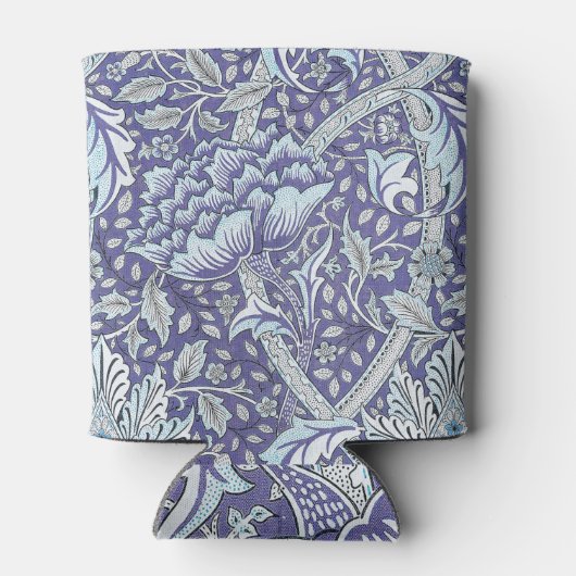 William Morris Windrush blauwe bloemen Blikjeskoeler (Achterkant)