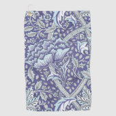 William Morris Windrush blauwe bloemen Golfhanddoek (Voorkant)