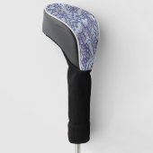 William Morris Windrush blauwe bloemen Golfheadcover (Schuin)