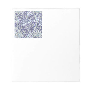 William Morris Windrush blauwe bloemen Notitieblok
