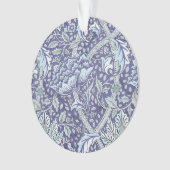 William Morris Windrush blauwe bloemen Ornament (voorkant)