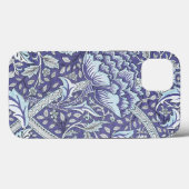 William Morris Windrush Blauwe Bloempatroon Case-Mate iPhone Case (Achterkant (horizontaal))