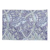William Morris Windrush Blauwe Bloempatroon Kussensloop (Achterkant)
