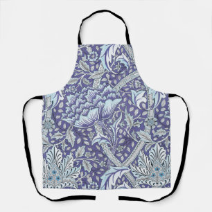 William Morris Windrush Blauwe Bloempatroon Schort