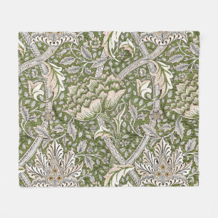 William Morris Windrush bloemen klassieker Fleece Deken