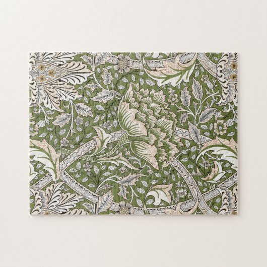 William Morris Windrush bloemen klassieker Legpuzzel (Horizontaal)