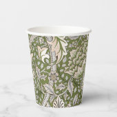 William Morris Windrush bloemen klassieker Papieren Bekers (Achterkant)