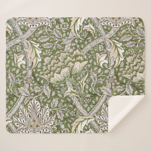 William Morris Windrush bloemen klassieker Sherpa Deken