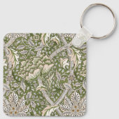 William Morris Windrush bloemen klassieker Sleutelhanger (Achterkant)