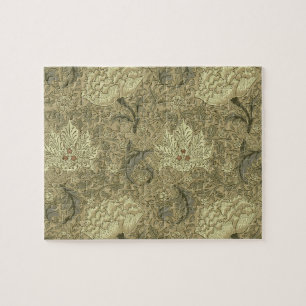 William Morris Windrush Bloempatroon: Vintage Legpuzzel