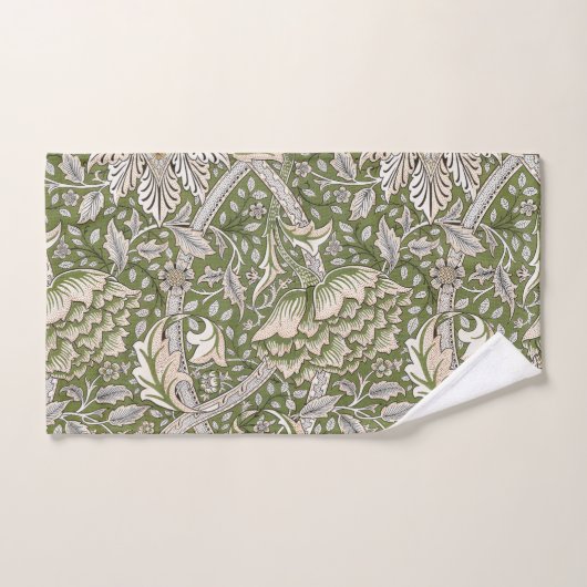 William Morris Windrush fleurs florales classique (Serviette à main)