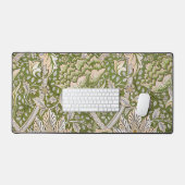 William Morris Windrush Floral Pattern Classic Bureaumat (Keyboard & Muis)