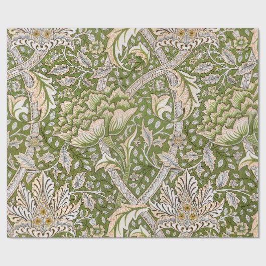 William Morris Windrush Floral Pattern Classic Cadeaupapier (Vlak)