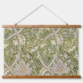 William Morris Windrush Floral Pattern Classic Hangend Wandkleed (Voorkant)