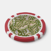 William Morris Windrush Floral Pattern Classic Poker Chips (Enkel)