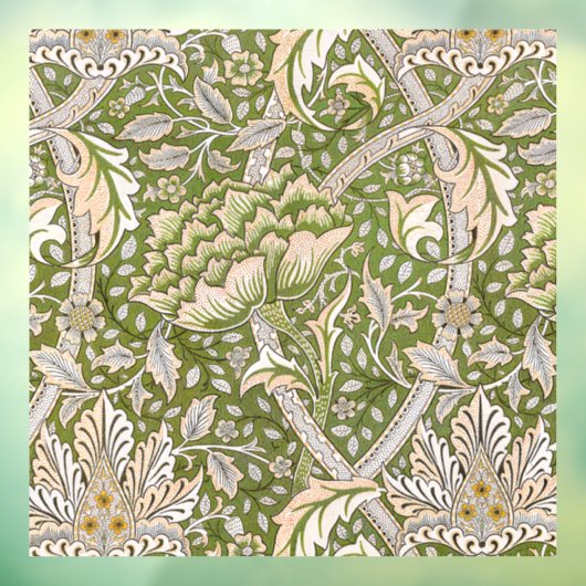 William Morris Windrush Floral Pattern Classic Raamsticker (Vel 3)