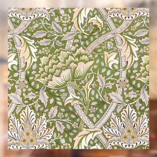 William Morris Windrush Floral Pattern Classic Raamsticker (Vel 2)