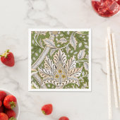 William Morris Windrush Floral Pattern Classic Servet (Insitu)