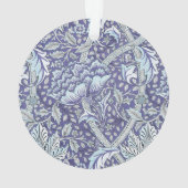 William Morris Windrush Motif Bleu Floral (dos)