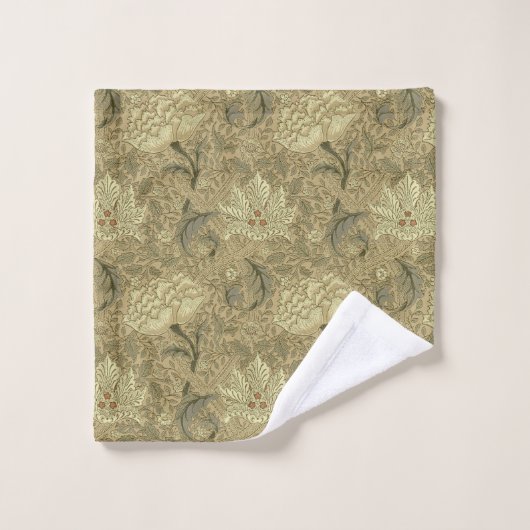 William Morris Windrush Motif de fond d'écran (Gant de toilette)