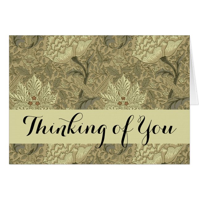 William Morris Windrush Wallpaper Pattern (Voorkant Horizontaal)