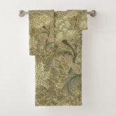 William Morris Windrush Wallpaper Pattern Bad Handdoek (Insitu)