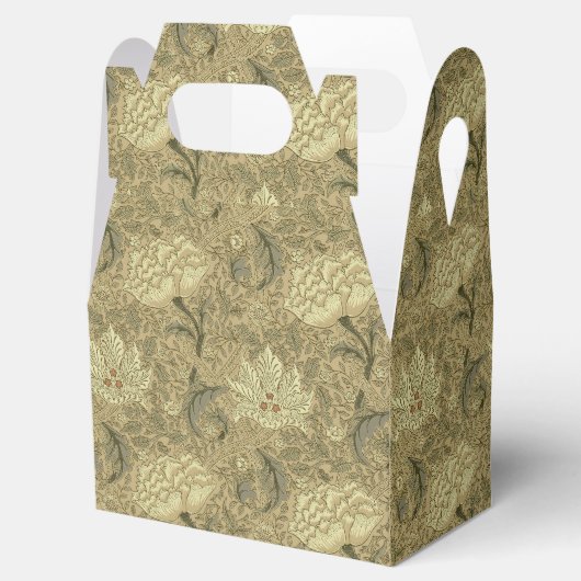 William Morris Windrush Wallpaper Pattern Bedankdoosjes (Geopend)