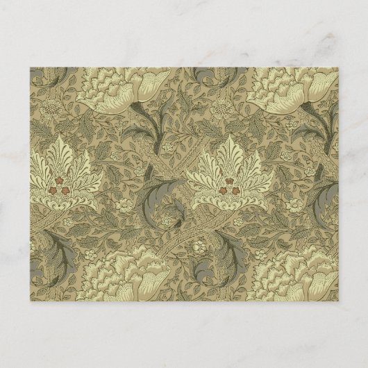 William Morris Windrush Wallpaper Pattern Briefkaart (Voorkant)