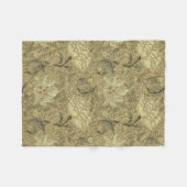William Morris Windrush Wallpaper Pattern Fleece Deken (Voorkant (Horizontaal))