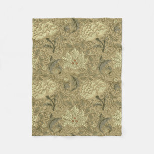 William Morris Windrush Wallpaper Pattern Fleece Deken