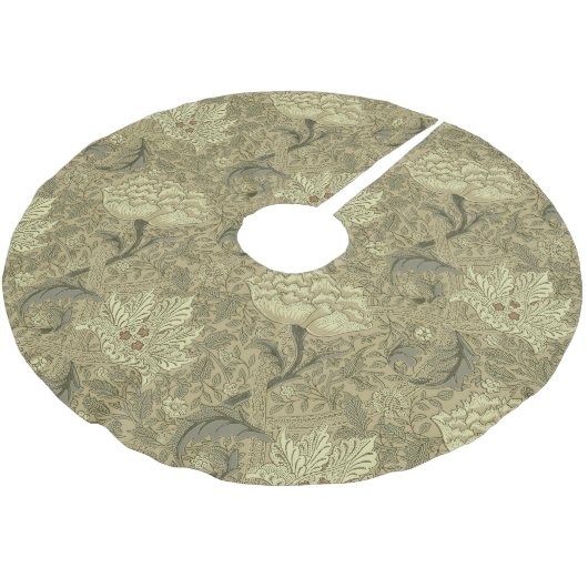 William Morris Windrush Wallpaper Pattern Kerstboom Rok (Gekanteld)
