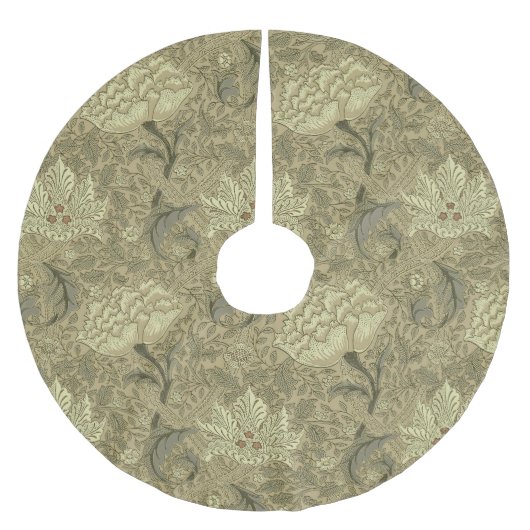 William Morris Windrush Wallpaper Pattern Kerstboom Rok (Voorkant)