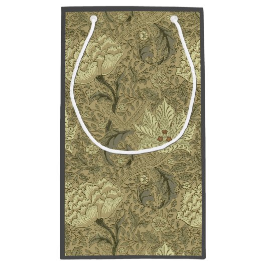 William Morris Windrush Wallpaper Pattern Klein Cadeauzakje (Achterkant)