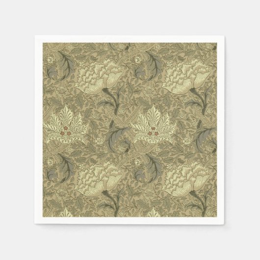 William Morris Windrush Wallpaper Pattern Servet (Voorkant)