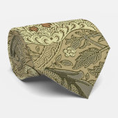 William Morris Windrush Wallpaper Pattern Stropdas (Opgerold)