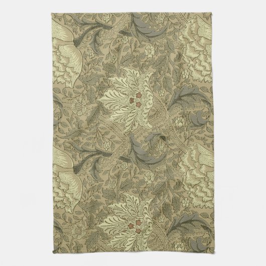 William Morris Windrush Wallpaper Pattern Theedoek (Verticaal)