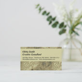 William Morris Windrush Wallpaper Pattern Visitekaartje (Staand voorkant)