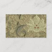 William Morris Windrush Wallpaper Pattern Visitekaartje (Achterkant)